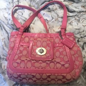 Pink Coach Bag